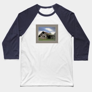 Rustic Old Barn Baseball T-Shirt